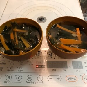 ピリ辛わかめスープ☆